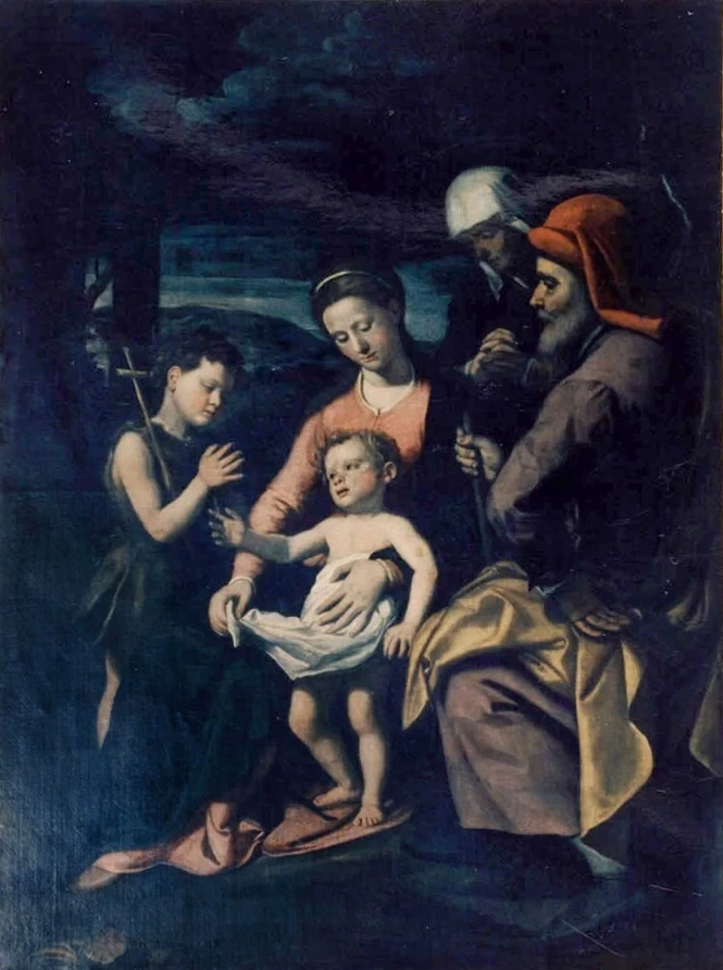 Sacra famiglia e Santi